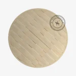 Brooklyn Round Wood Outdoor Dining Table - Thumbnail 2