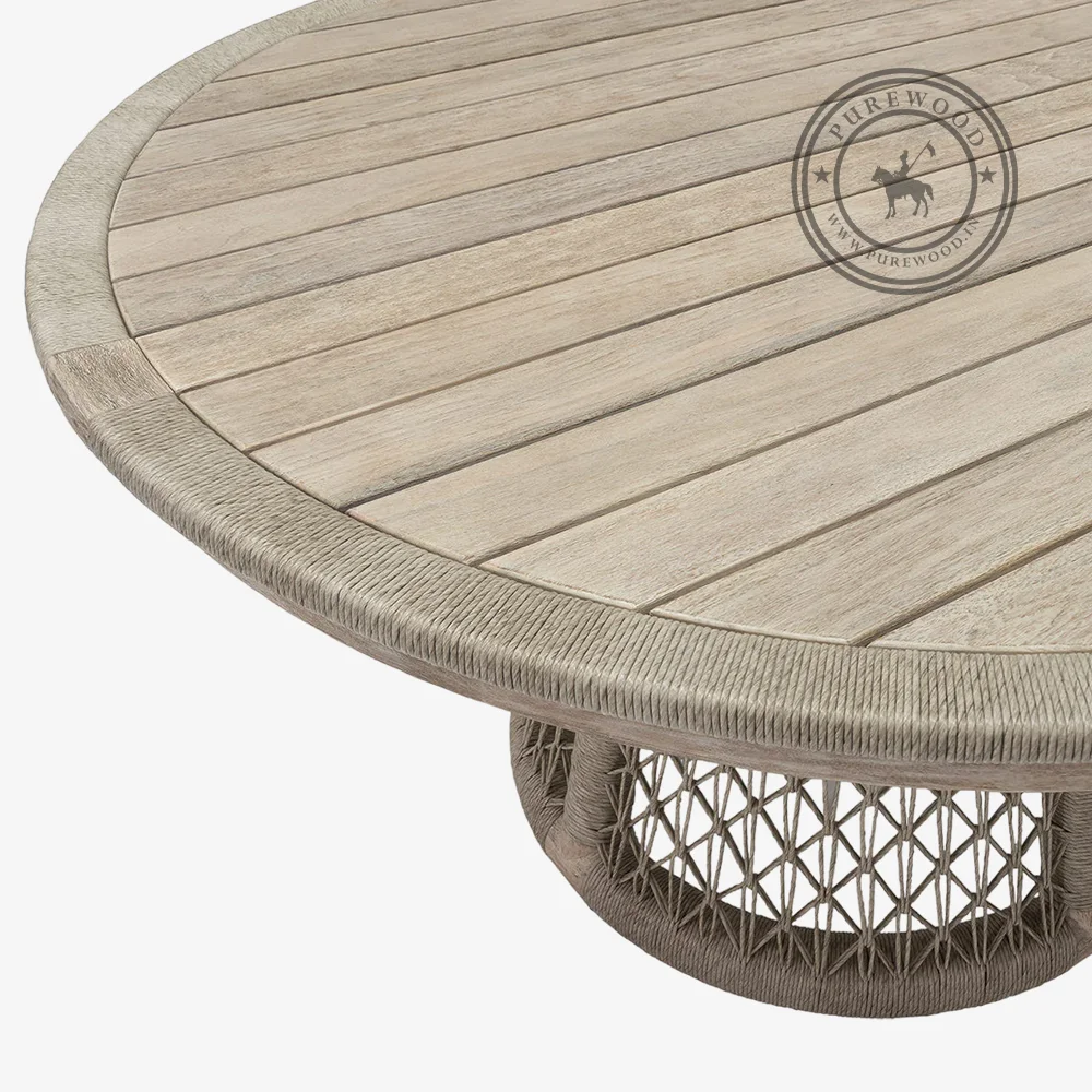 Isaac Outdoor Dining Table Round - Image 2