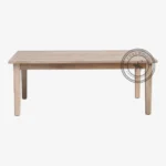 Osteospermum Outdoor Solid Wood Acacia Rectangular Coffee Table - Thumbnail 2