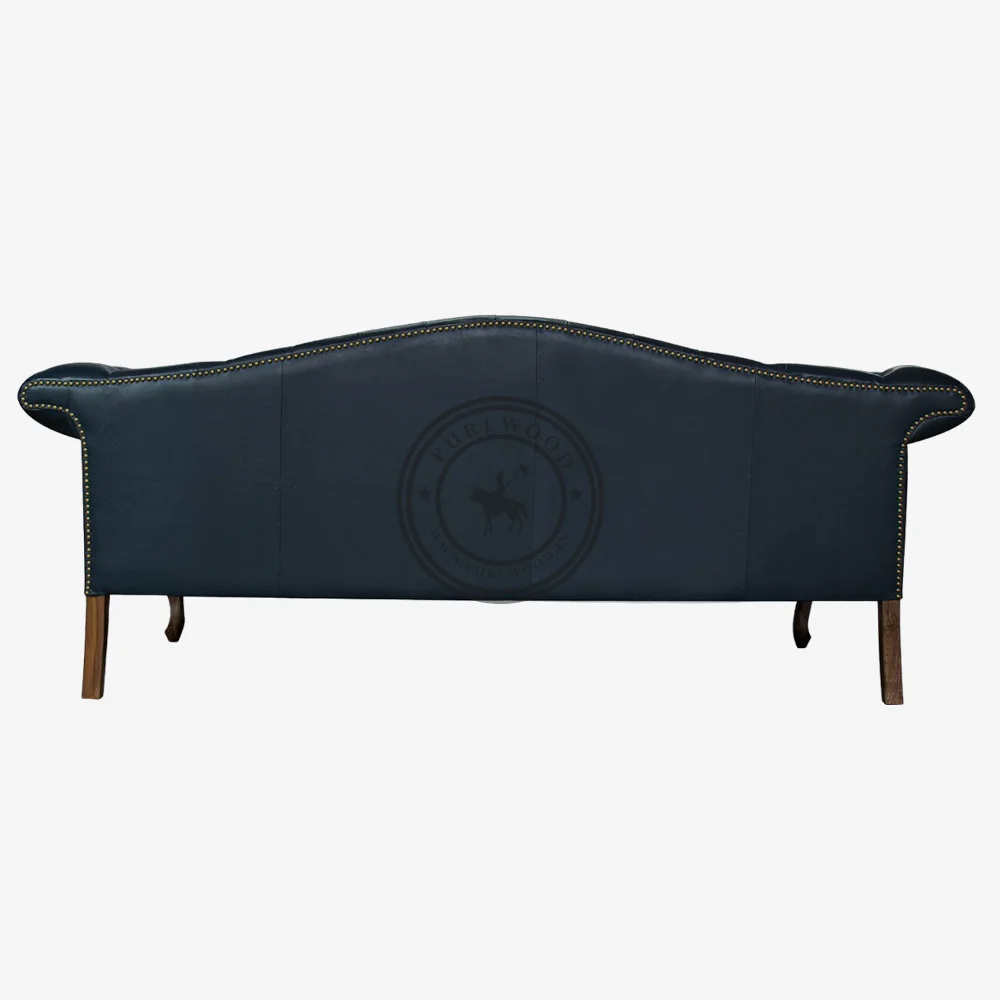 Ostrich Vintage finish genuine leather Sofa - Image 3