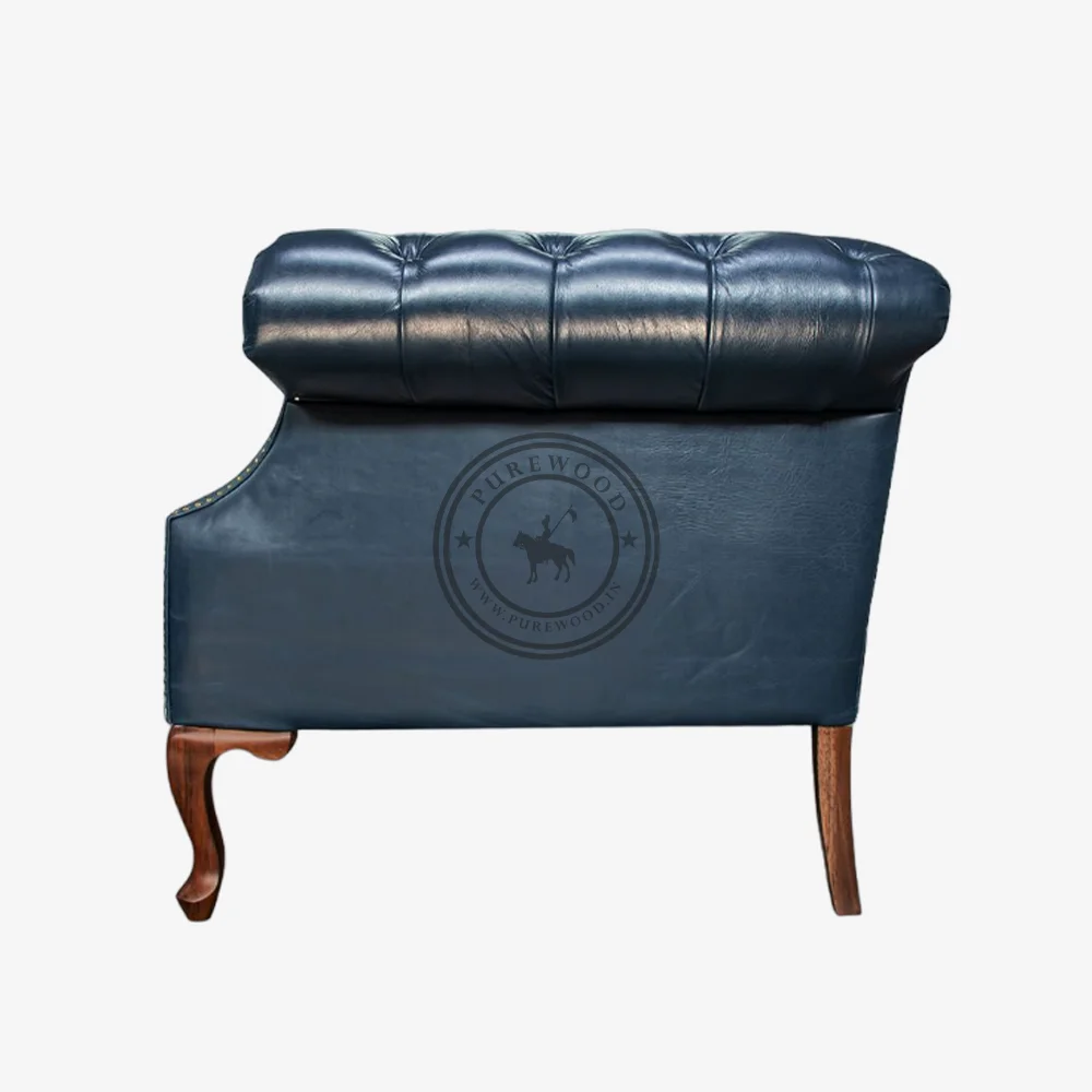 Ostrich Vintage finish genuine leather Sofa - Image 2