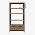 William Wood Open Bookcase with Drawers - Thumbnail 2