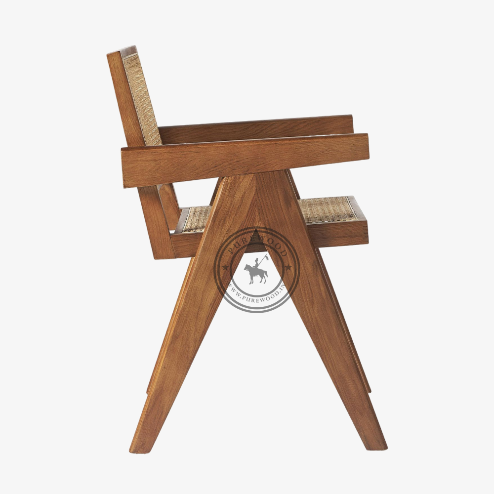 Lily Armchair with Viennese weave - Image 2