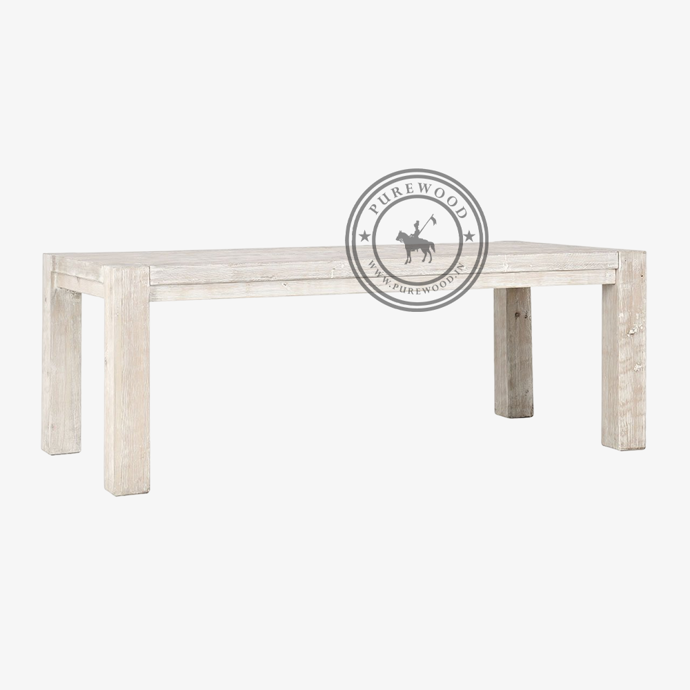 Jasmine Whitewash Dining Table