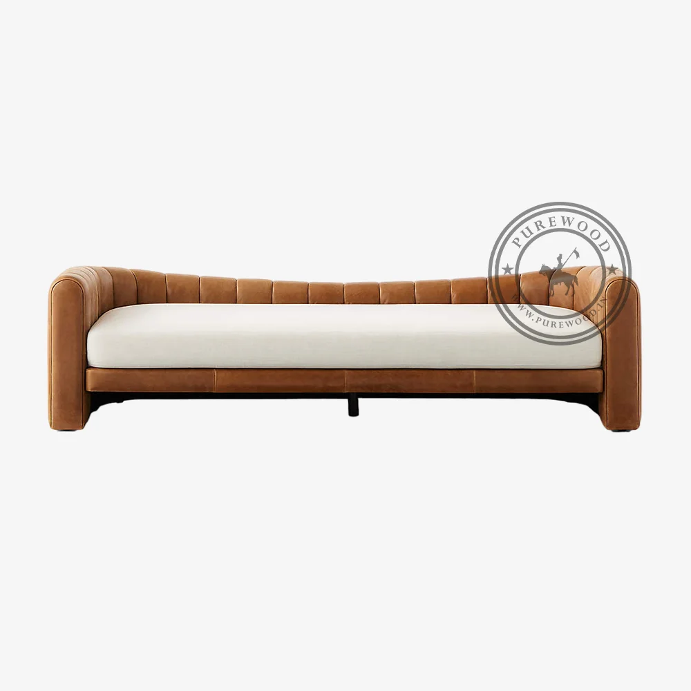 Boyne Lazar Leather Sofa - Image 3