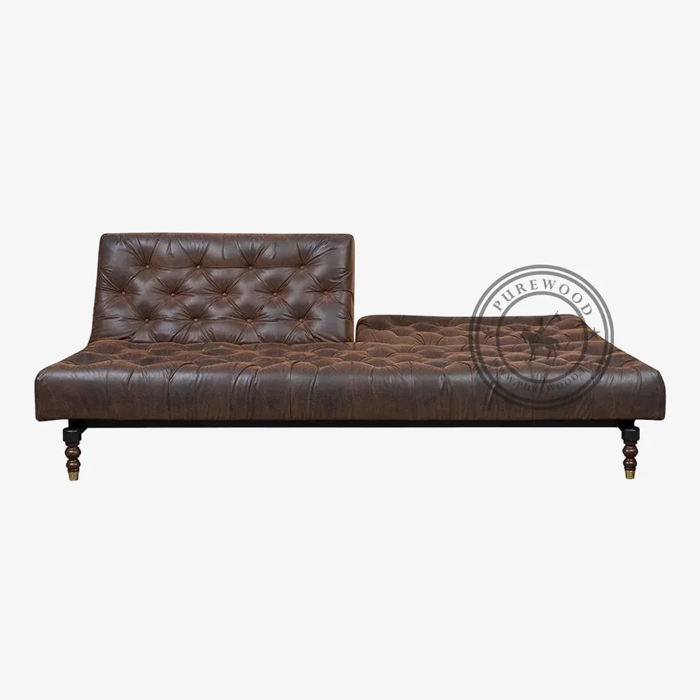 Great Leather Chesterfield Sofa - Image 2