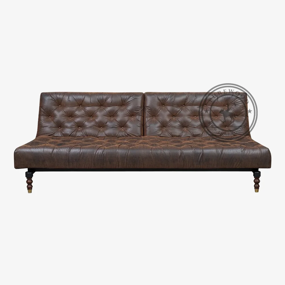 Great Leather Chesterfield Sofa