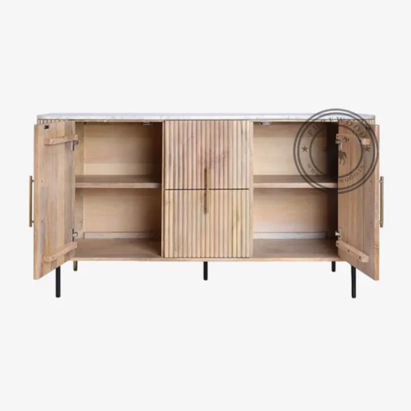 Jubba Wooden Sideboard - Thumbnail 3
