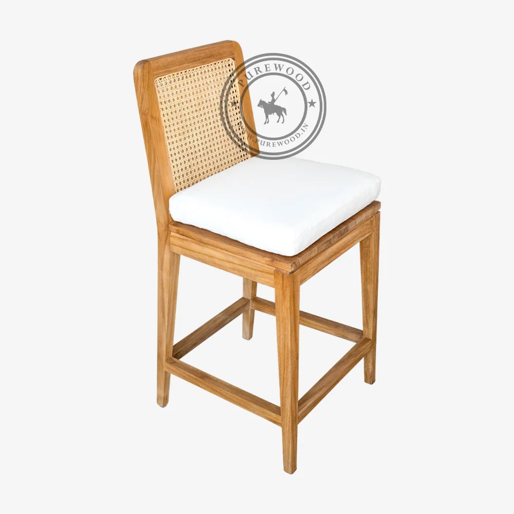Maple Cane Counter Stool - Image 2