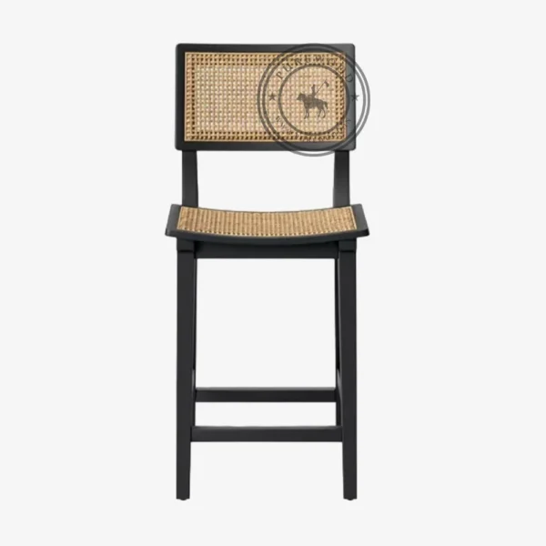 Oakvale Baked Cane Counter Stool - Thumbnail 2