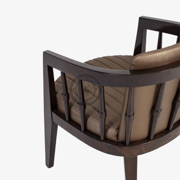 Alex Leather Arm Chair - Thumbnail 4