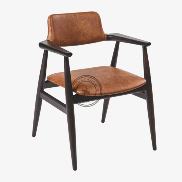 Aaron Leather Chair - Thumbnail 1