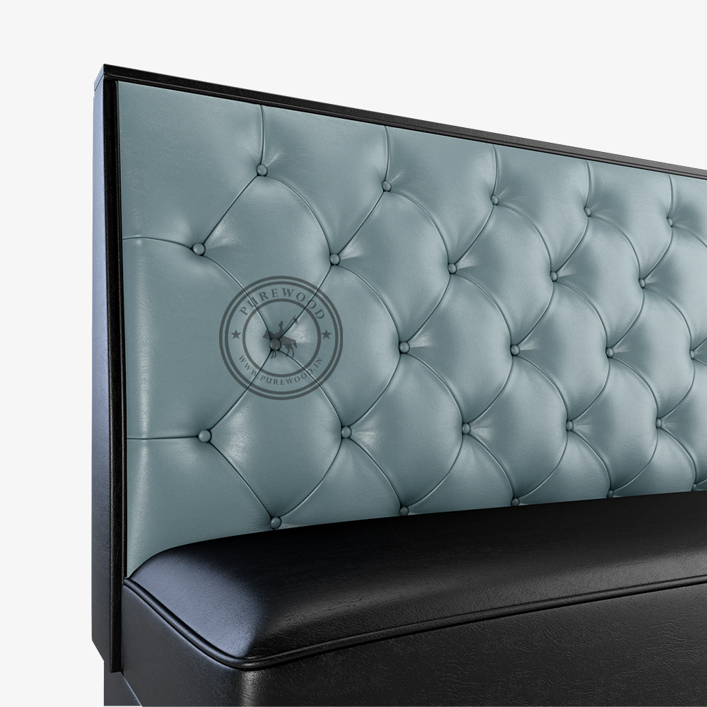 Palari Restaurant booth with padded base - Image 4