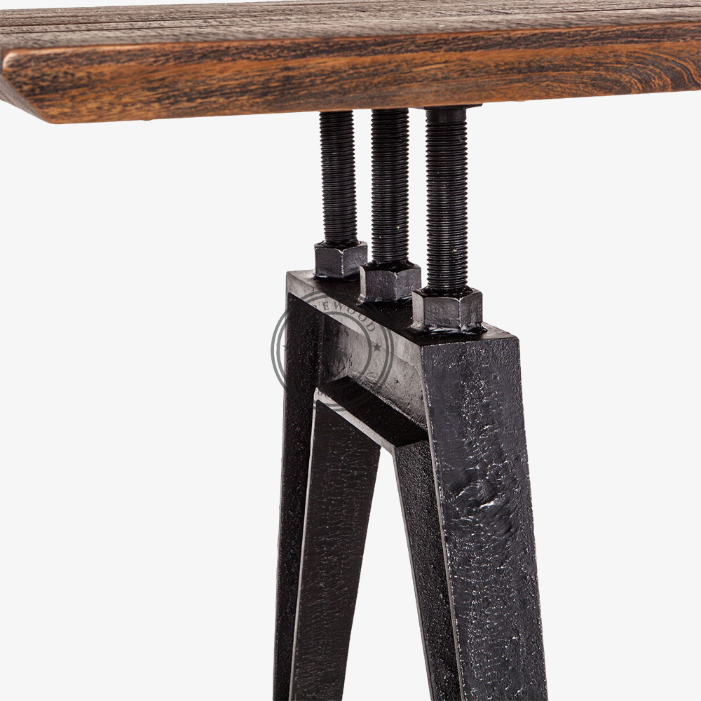 Barnes Dining Table Bandsaw Teak - Image 3