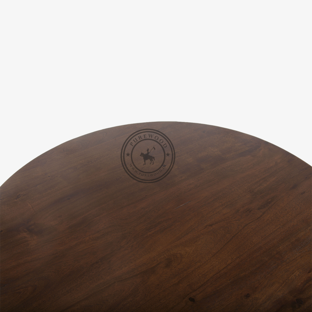 Matthew Industrial Modern Round Adjustable Table - Image 2