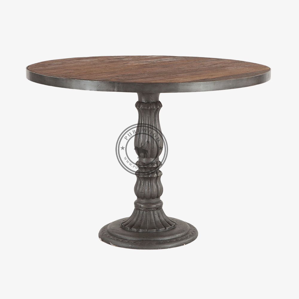 Daisy Wood Round Dining Table Natural