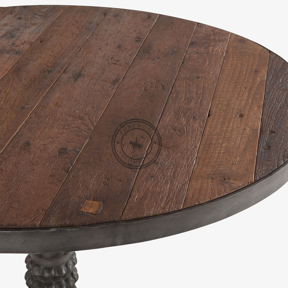 Daisy Wood Round Dining Table Natural - Image 3