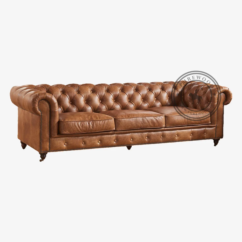 Senegal Century Leather Sofa
