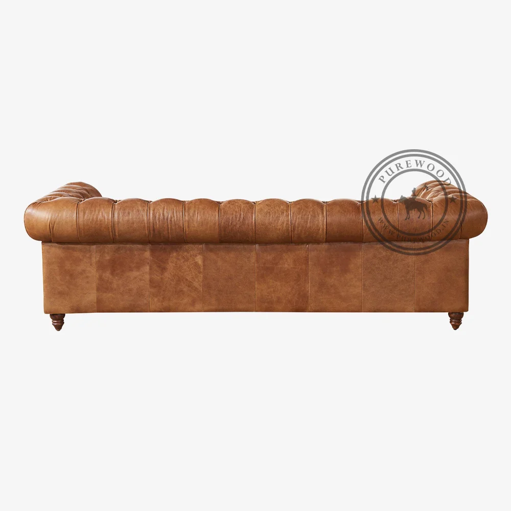 Senegal Century Leather Sofa - Image 3