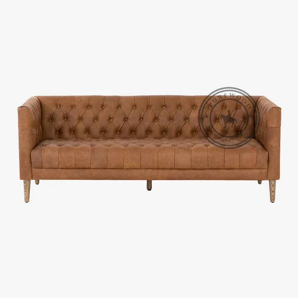Tagus CamelLeather Sofa - Image 2