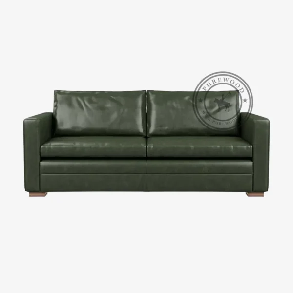Umzimkulu Leather Chesterfield Sofa - Thumbnail 2