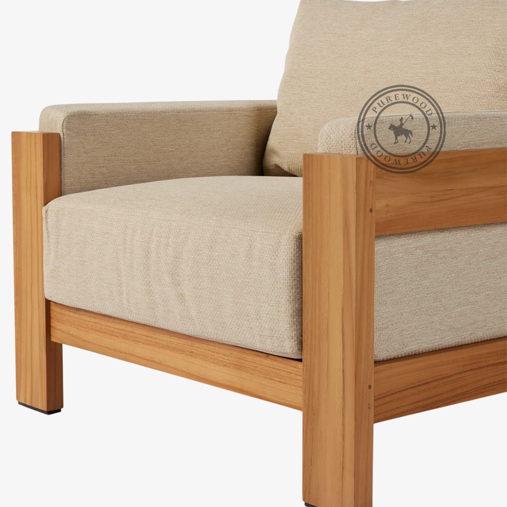 Bud Cedar outdoor sofa - Image 4