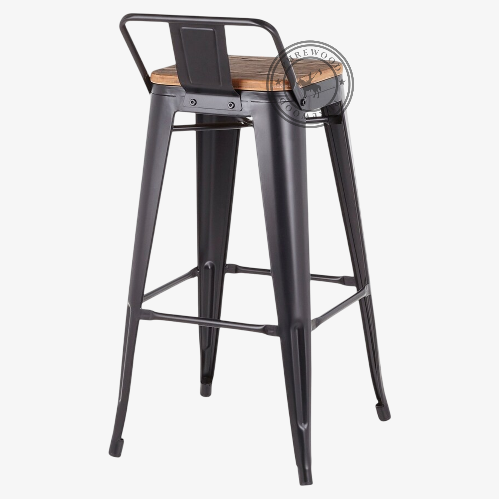 Clay Moon industrial stool