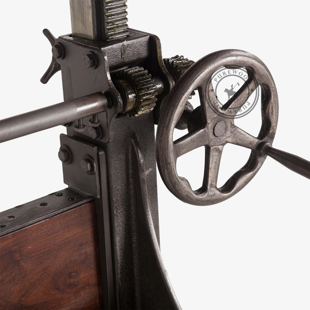 Glow Zeal industrial dining table - Image 3