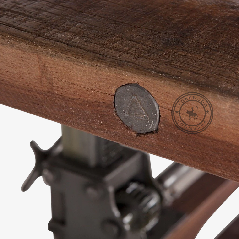 Glow Zeal industrial dining table - Image 4