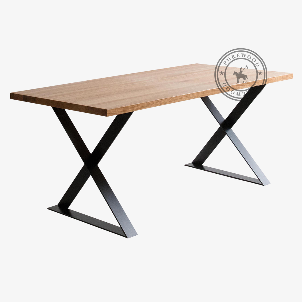 Iris Moon industrial dining table