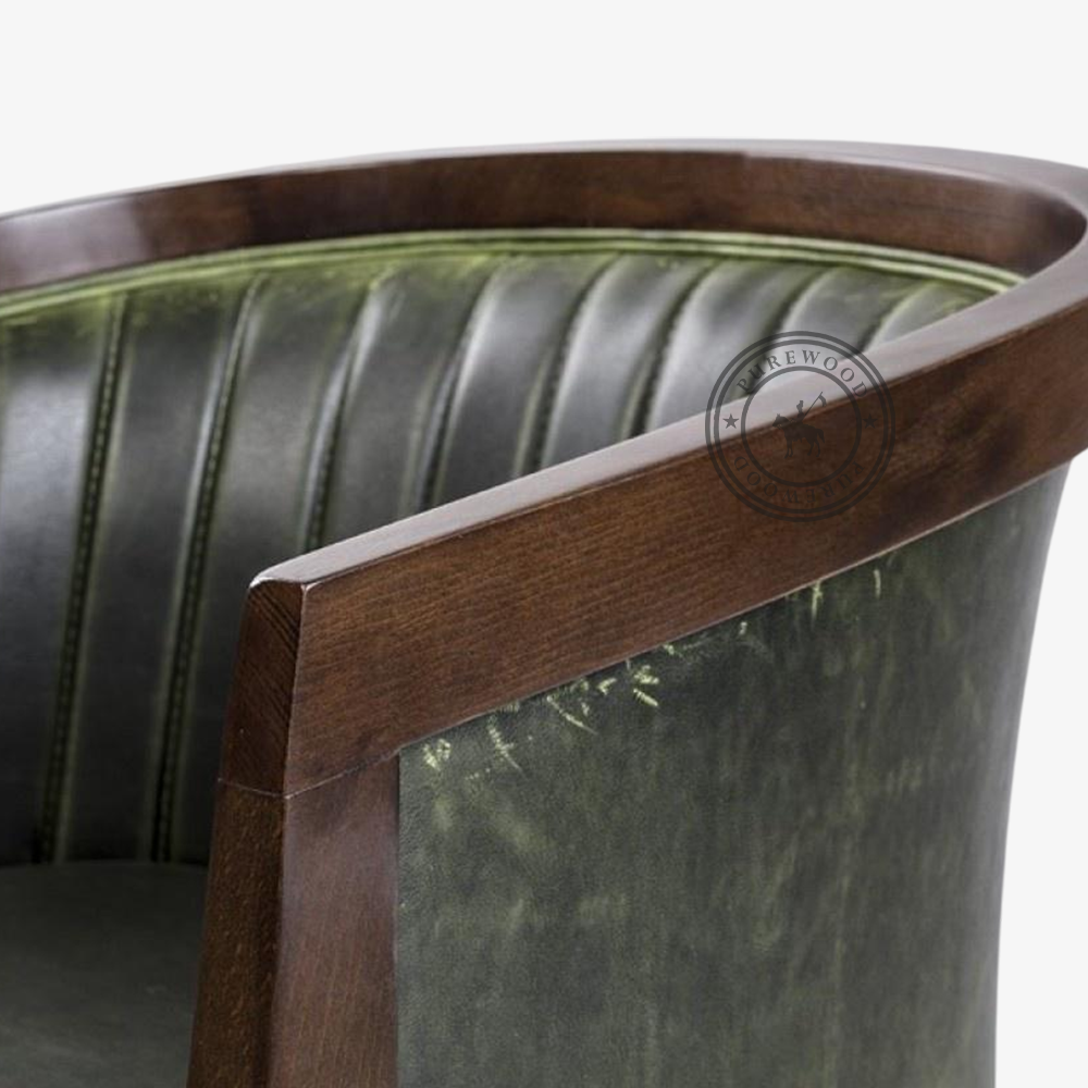 Jack Leather Arm Chair - Image 3