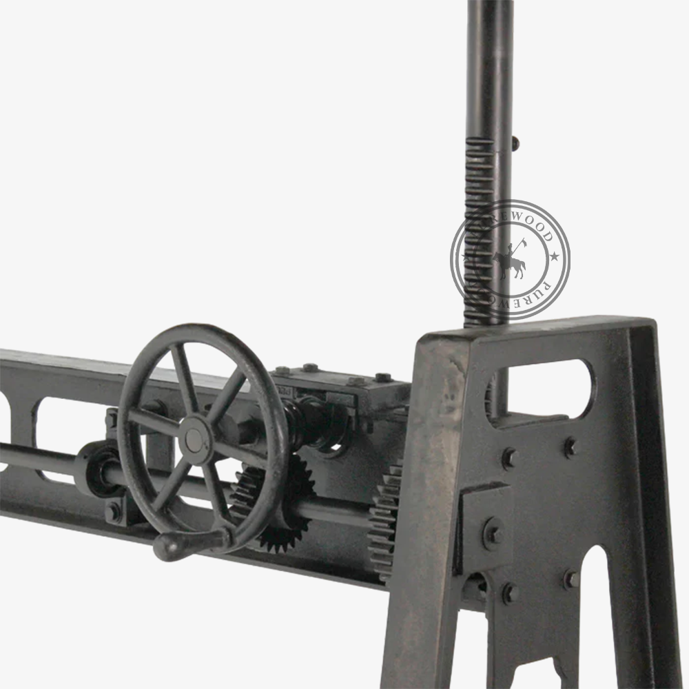 Leaf Nova industrial dining table - Image 3