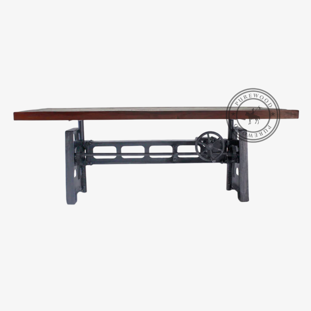 Leaf Nova industrial dining table - Image 2