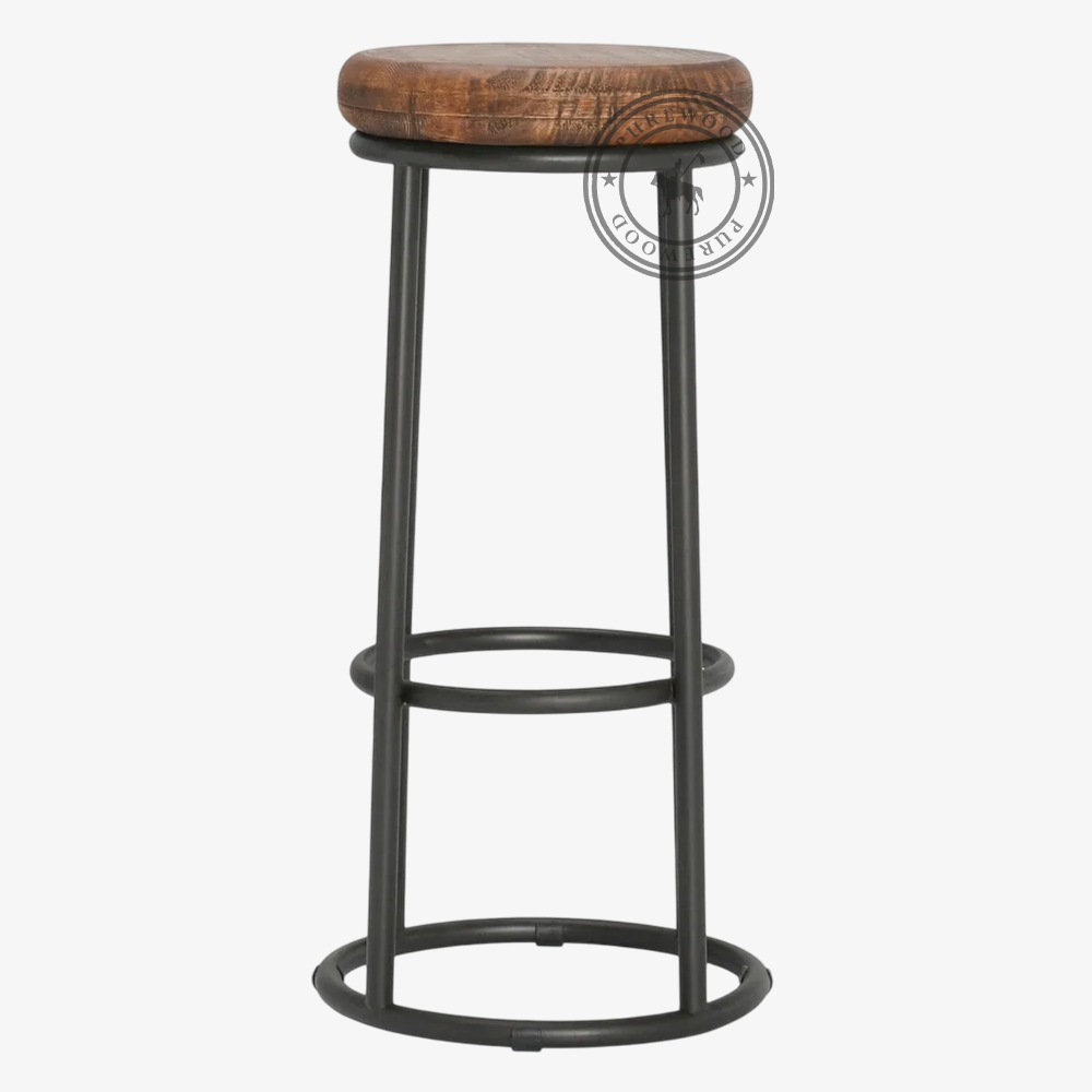 Lily Ivy industrial stool - Image 2