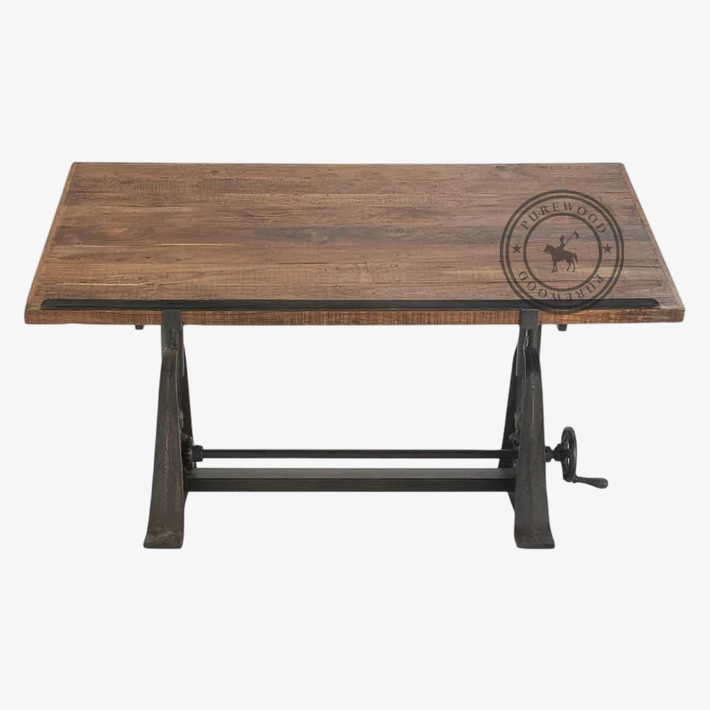 Loom Tulip industrial dining table - Image 2