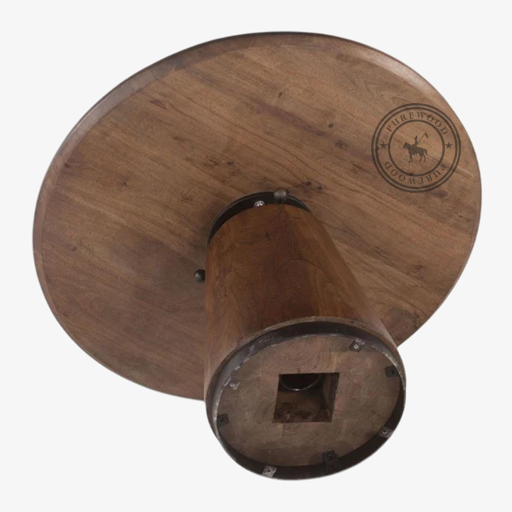 Marigold Zen industrial dining table - Image 2