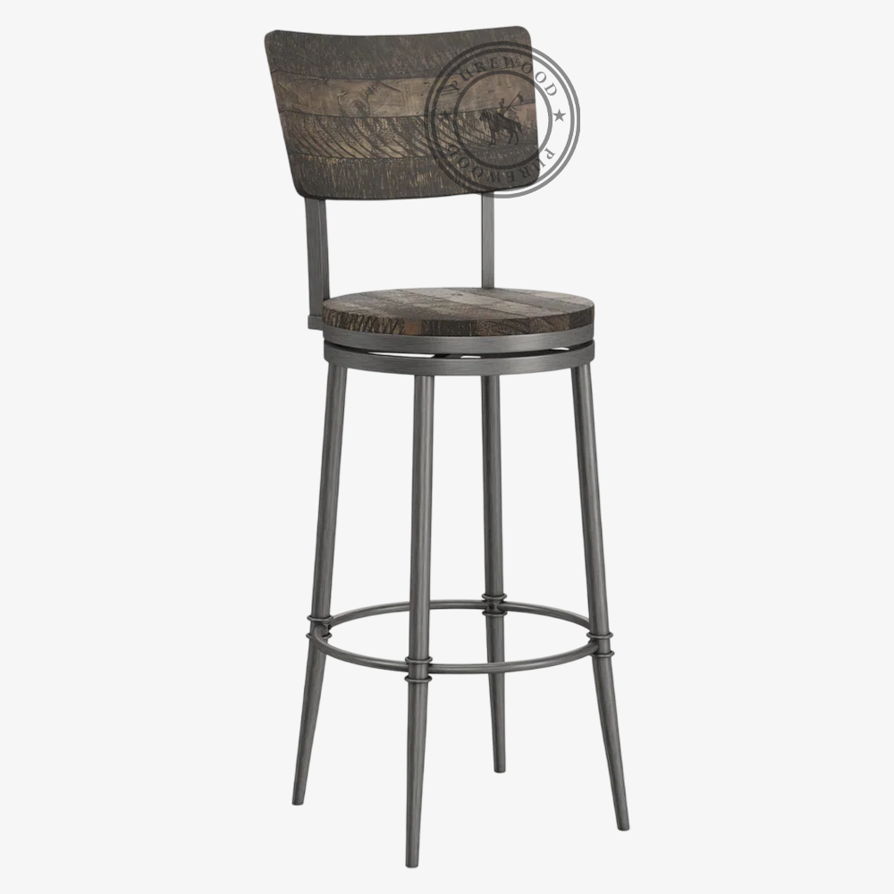 Opal Birch industrial chair
