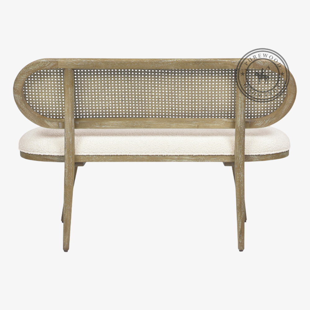 Orléans Cane Bench - Image 3