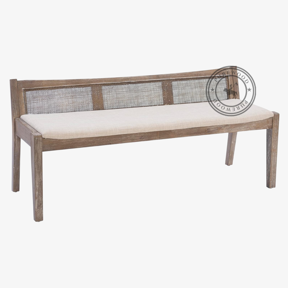 Perpignan Cane Bench