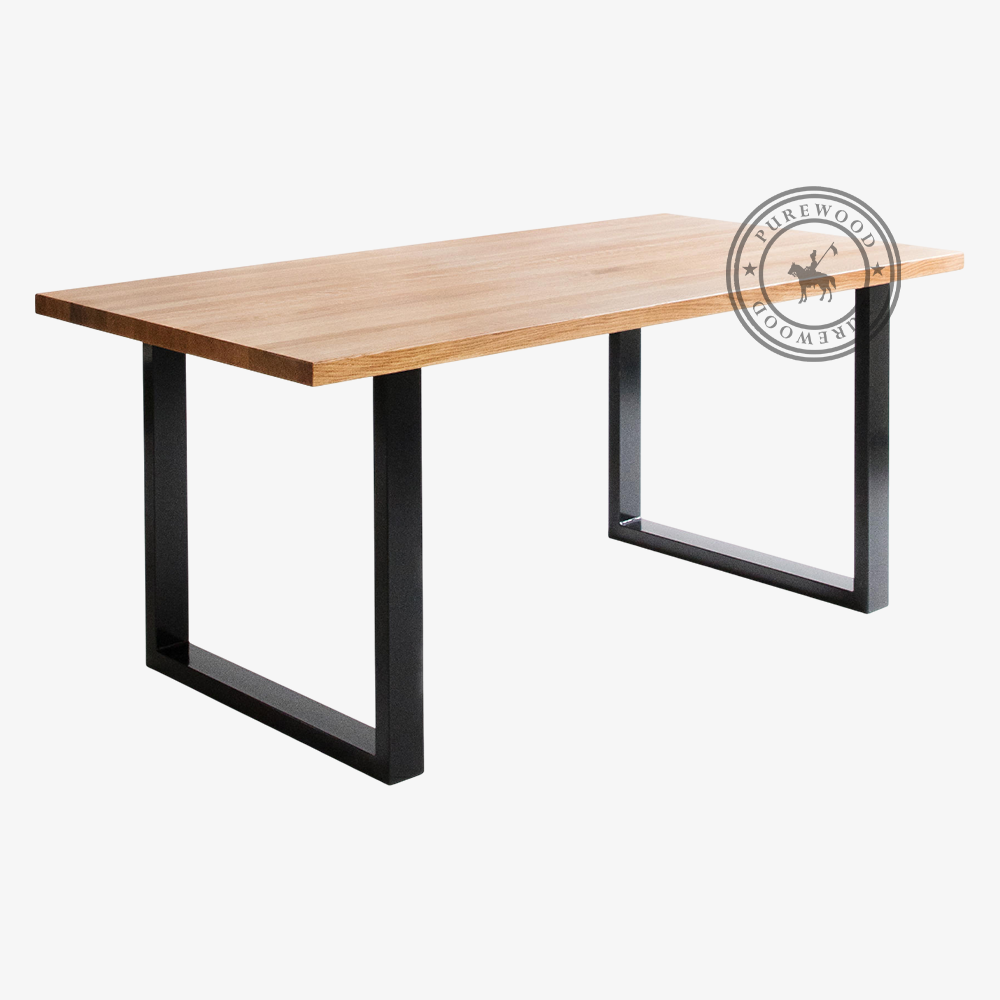 Pine Rose industrial dining table