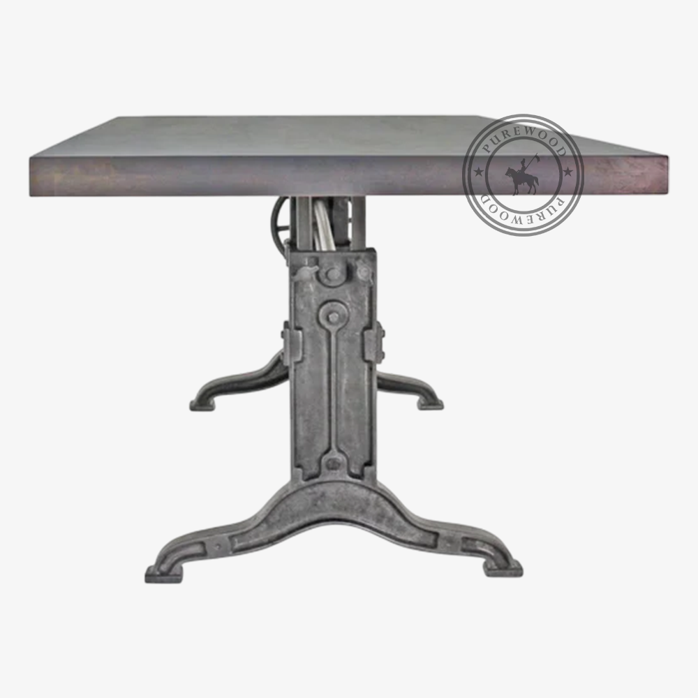 Realm Orchid industrial dining table - Image 3