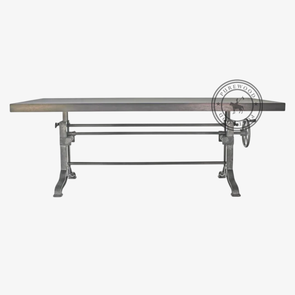 Realm Orchid industrial dining table - Image 2
