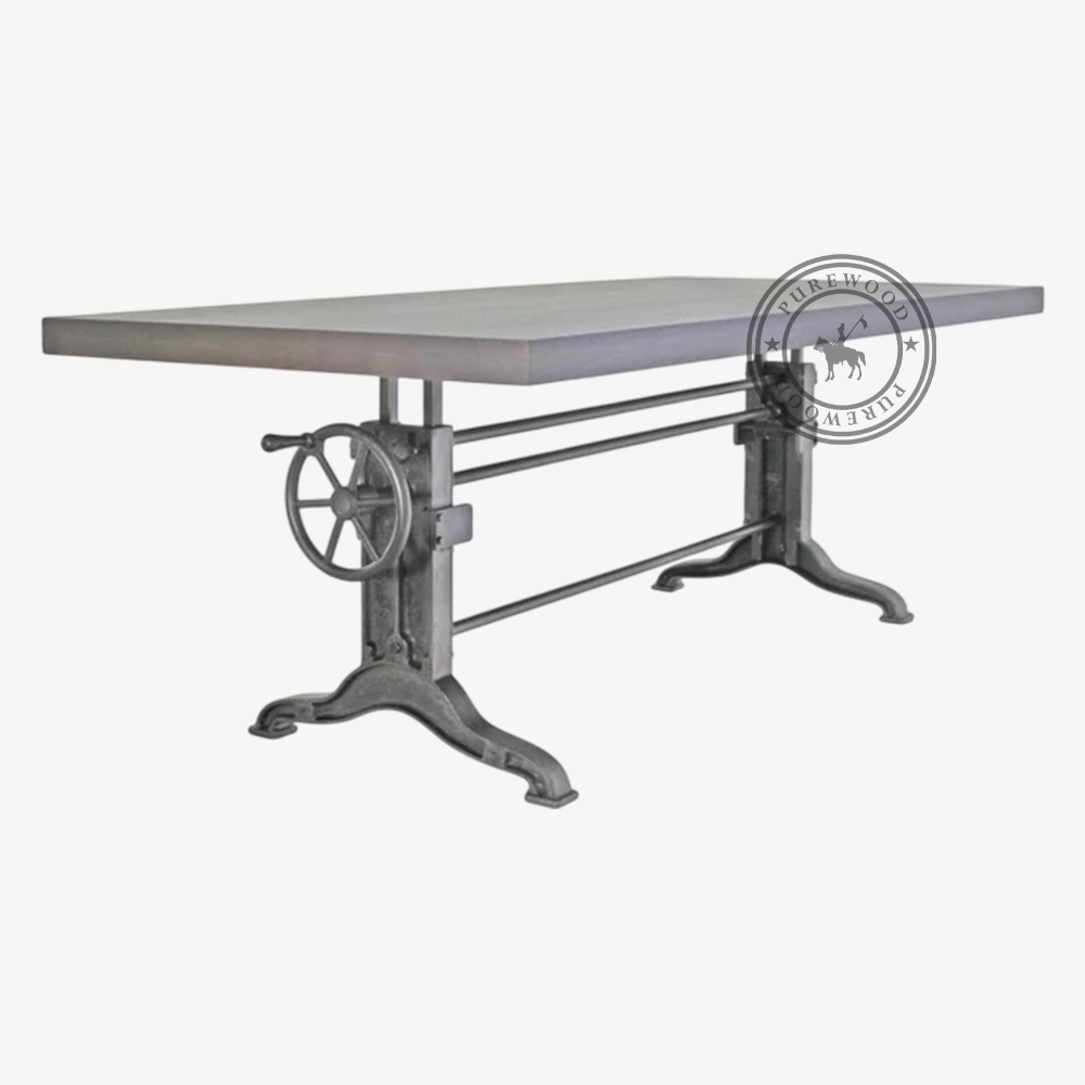 Realm Orchid industrial dining table