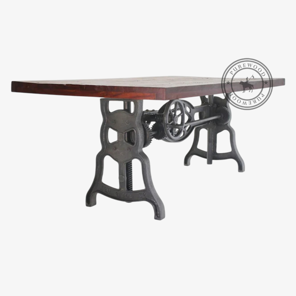 Realm Root industrial dining table