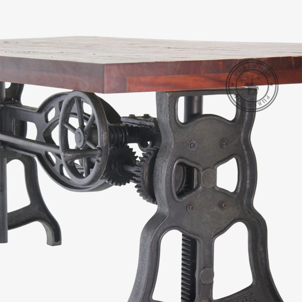 Realm Root industrial dining table - Image 3