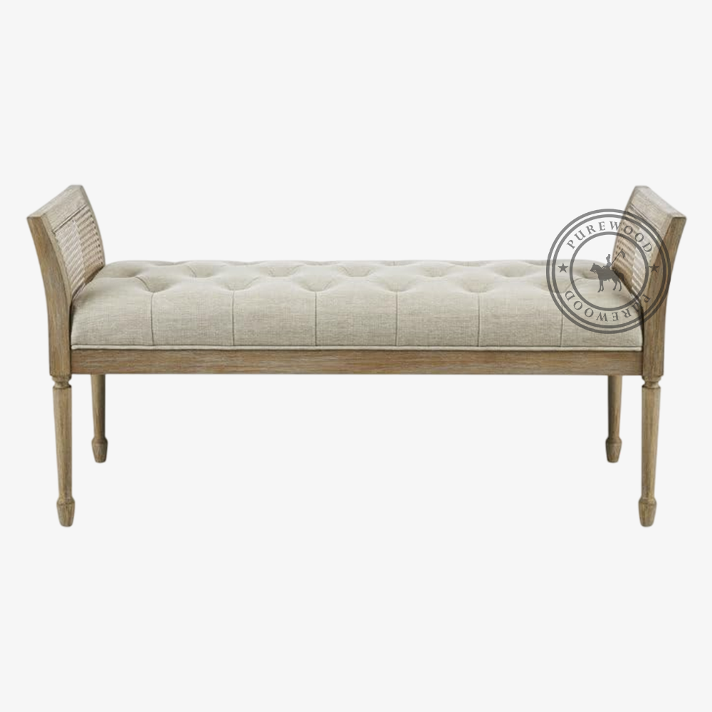 Rennes Cane Bench - Image 3