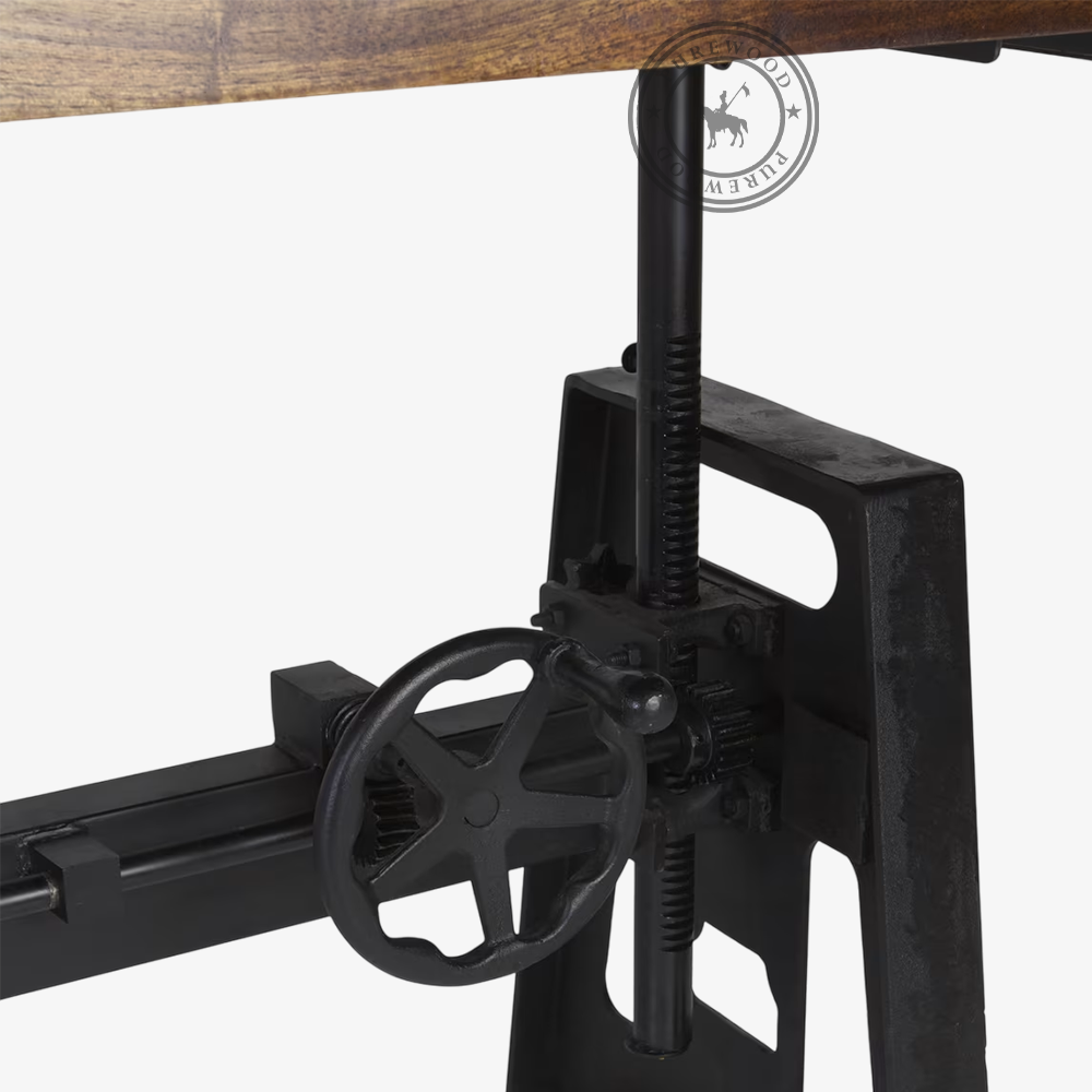 Rose Haven industrial dining table - Image 2