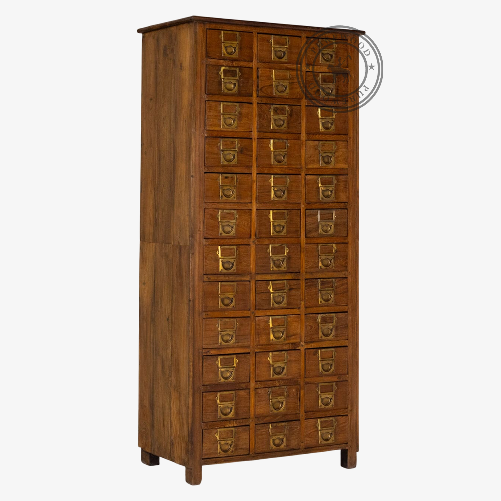 Sun Teak industrial cabinet