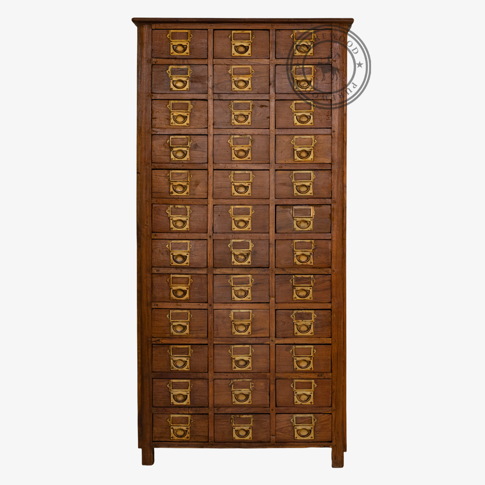 Sun Teak industrial cabinet - Image 2