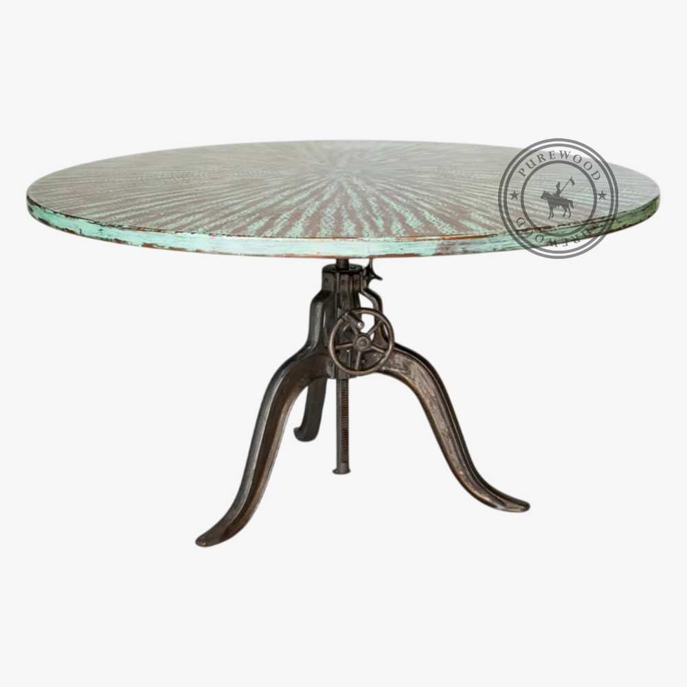 Tide Stone industrial dining table - Image 2